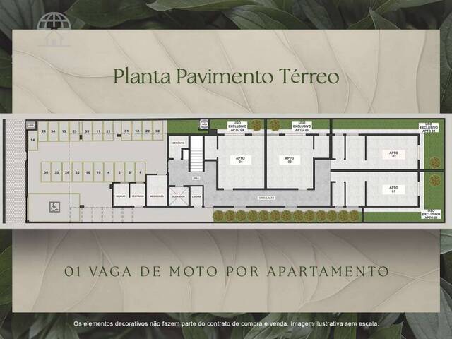#1095 - Apartamento para Venda em São Vicente - SP